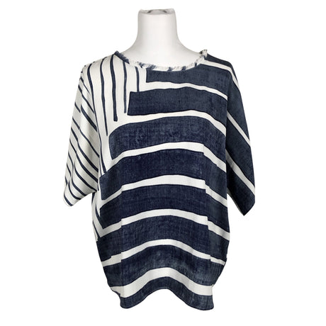 Unisex Calvin Klein - Short-sleeved blouse, size 40 - Blue ()