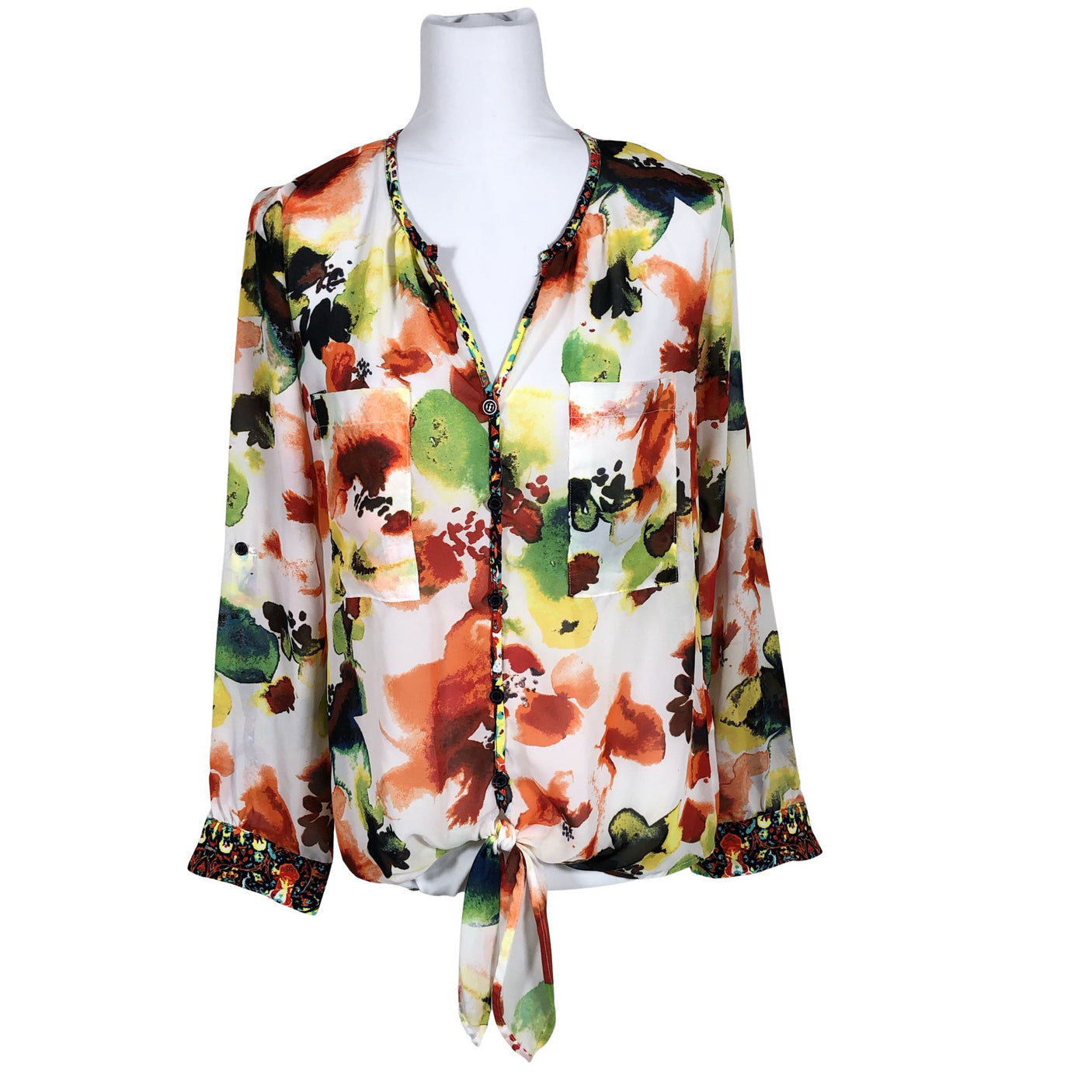 Unisex Kut From The Kloth - Blouse, size 38 - Orange (1)