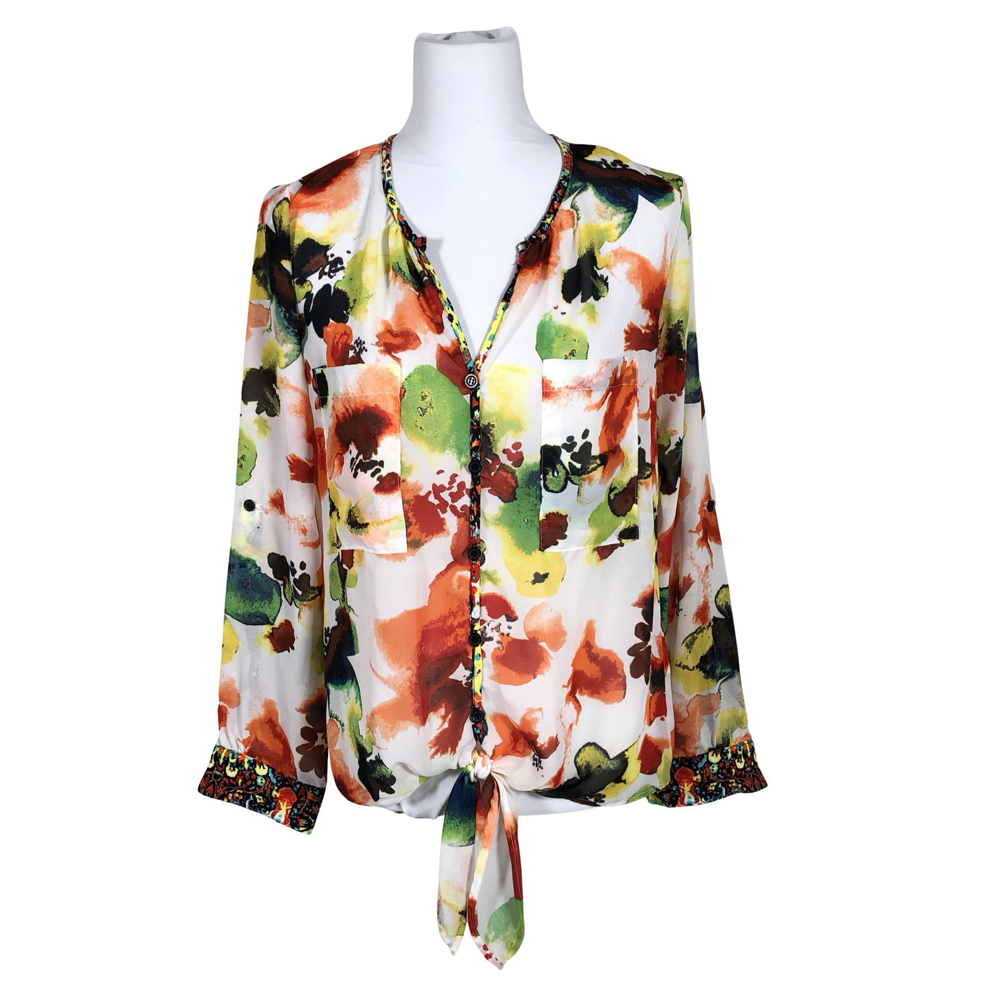 Unisex Kut From The Kloth - Blouse, size 38 - Orange (2)