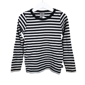 Unisex NOSH - Tricot shirt, size 122 - 128 - Black (1)