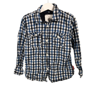 Unisex Name It - Collared shirt, size 98 - 104 - Blue (1)