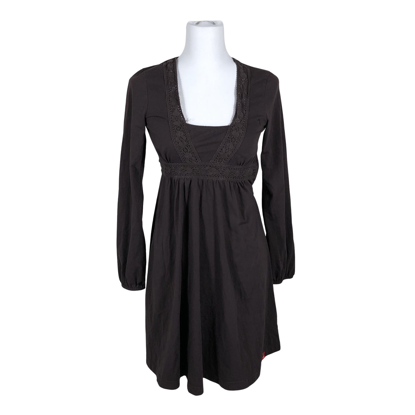 Unisex Esprit - Tricot dress, size 36 - Brown (2)