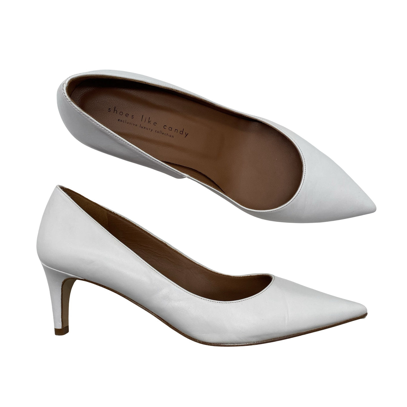 Unisex Shoes like candy - High heels, size 39 - White (1)