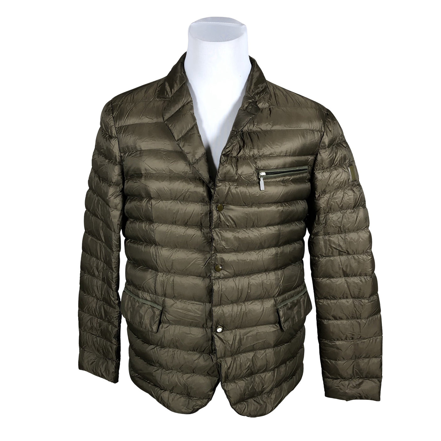 Unisex Geospirit - Light down jacket, size L - Green (1)