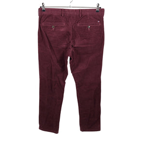 Unisex Tommy Hilfiger - Velvet pants, size W33 - Wine red (4)
