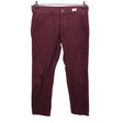 Unisex Tommy Hilfiger - Velvet pants, size W33 - Wine red ()