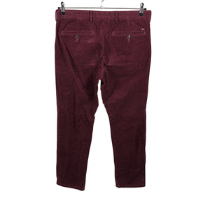 Unisex Tommy Hilfiger - Velvet pants, size W33 - Wine red (3)