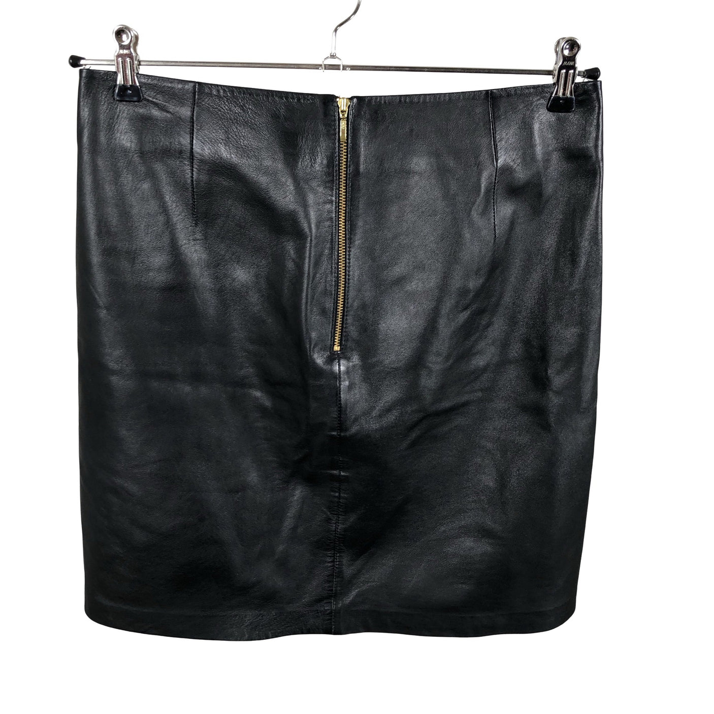 Unisex Cristelle&co - Leather skirt, size 38 - Black (4)