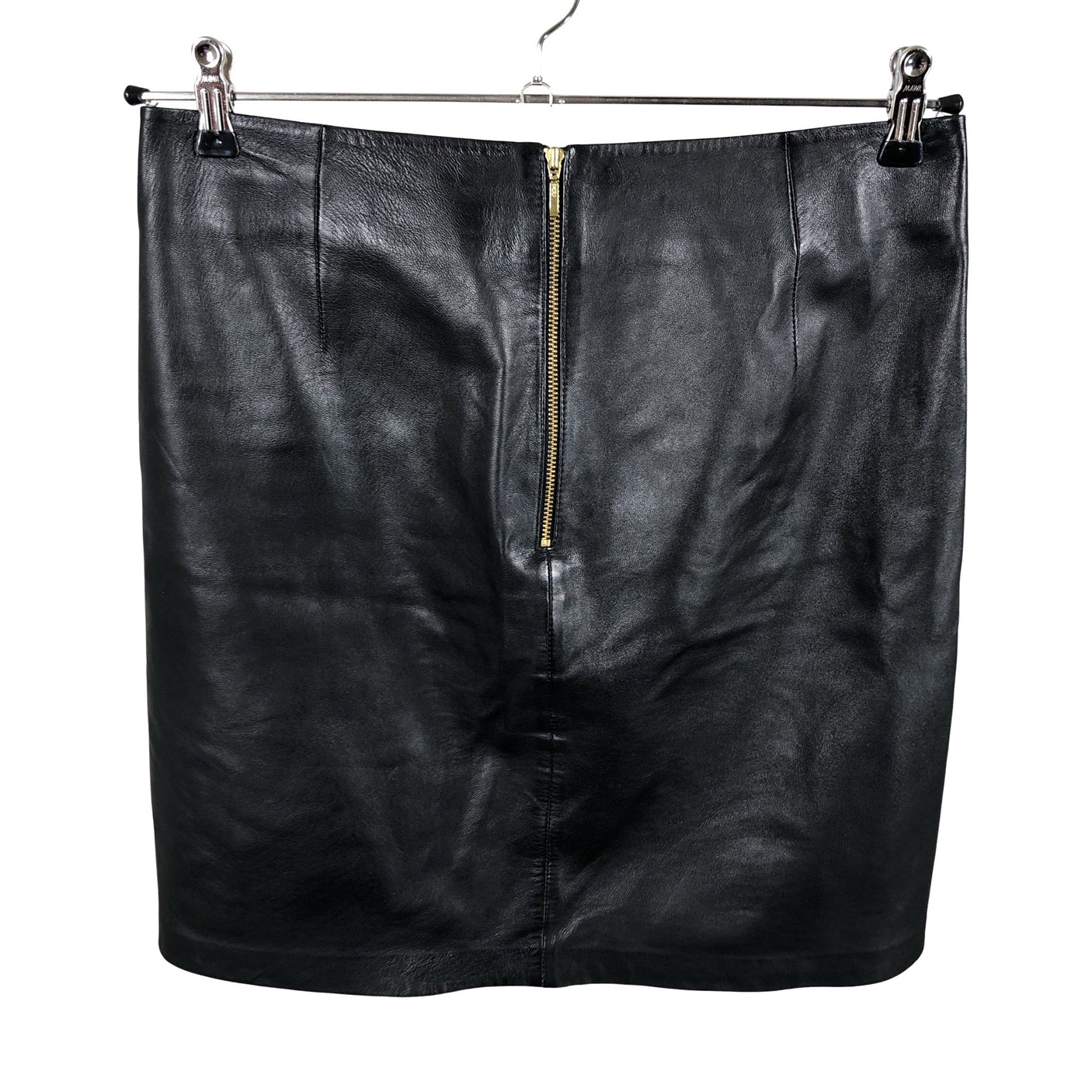 Unisex Cristelle&co - Leather skirt, size 38 - Black (3)