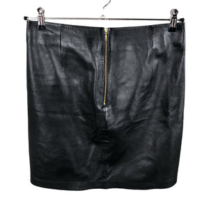 Unisex Cristelle&co - Leather skirt, size 38 - Black (3)