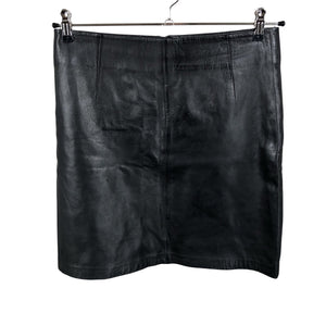 Unisex Cristelle&co - Leather skirt, size 38 - Black (1)