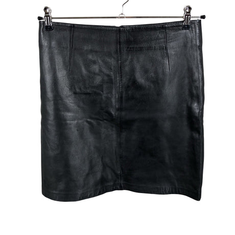 Unisex Cristelle&co - Leather skirt, size 38 - Black ()