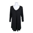 Unisex Almia - Tricot tunic, size 40 - Black ()