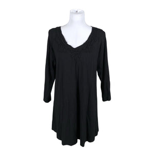 Unisex Almia - Tricot tunic, size 40 - Black (1)