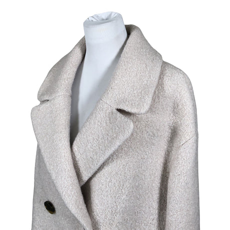 Unisex Gerry Weber - Wool coat, size 40 - Natural white (2)