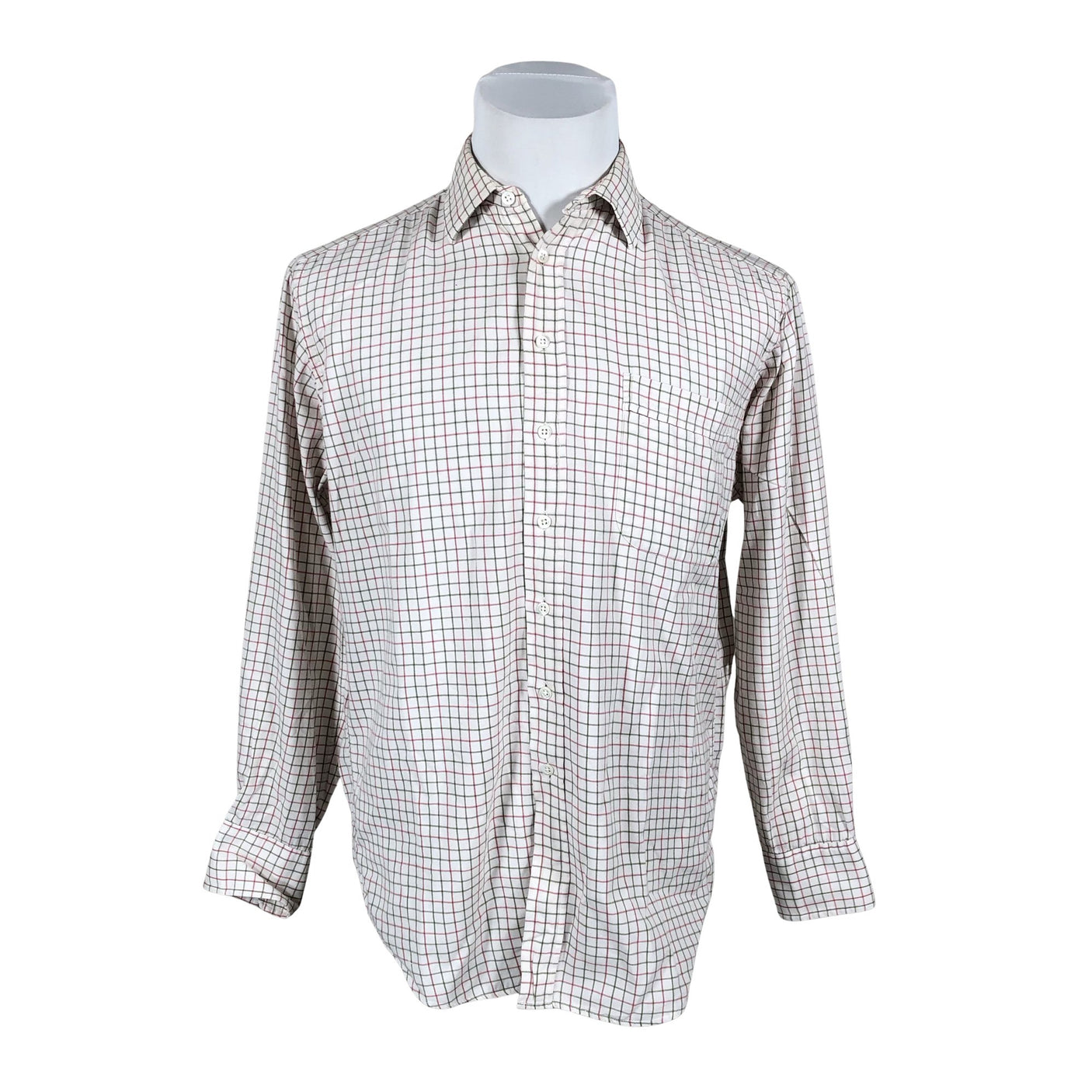 Unisex Stephens Brothers - Flannel shirt, size M - White (1)