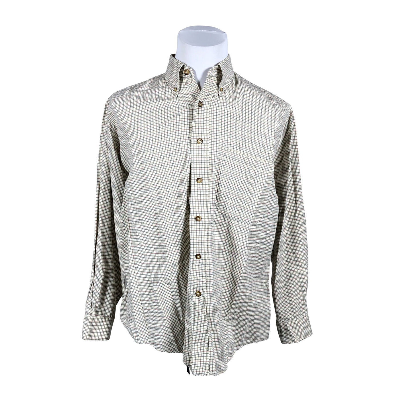 Unisex Stenströms - Flannel shirt, size M - Beige (1)