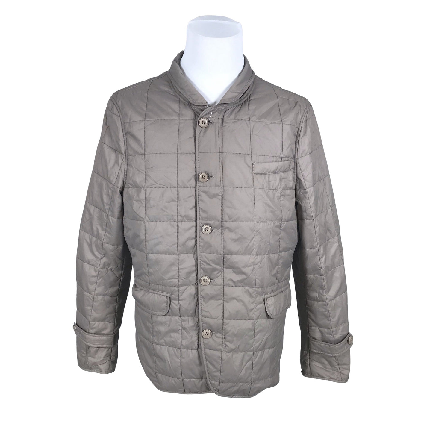 Unisex Il Lanificio - Quilted jacket, size XXXL - Brown (1)