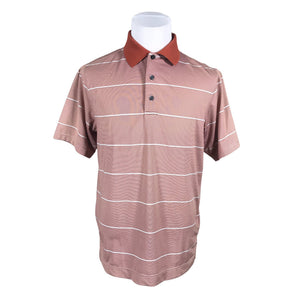 Unisex FootJoy - Sports shirt, short sleeve, size M - Orange (1)