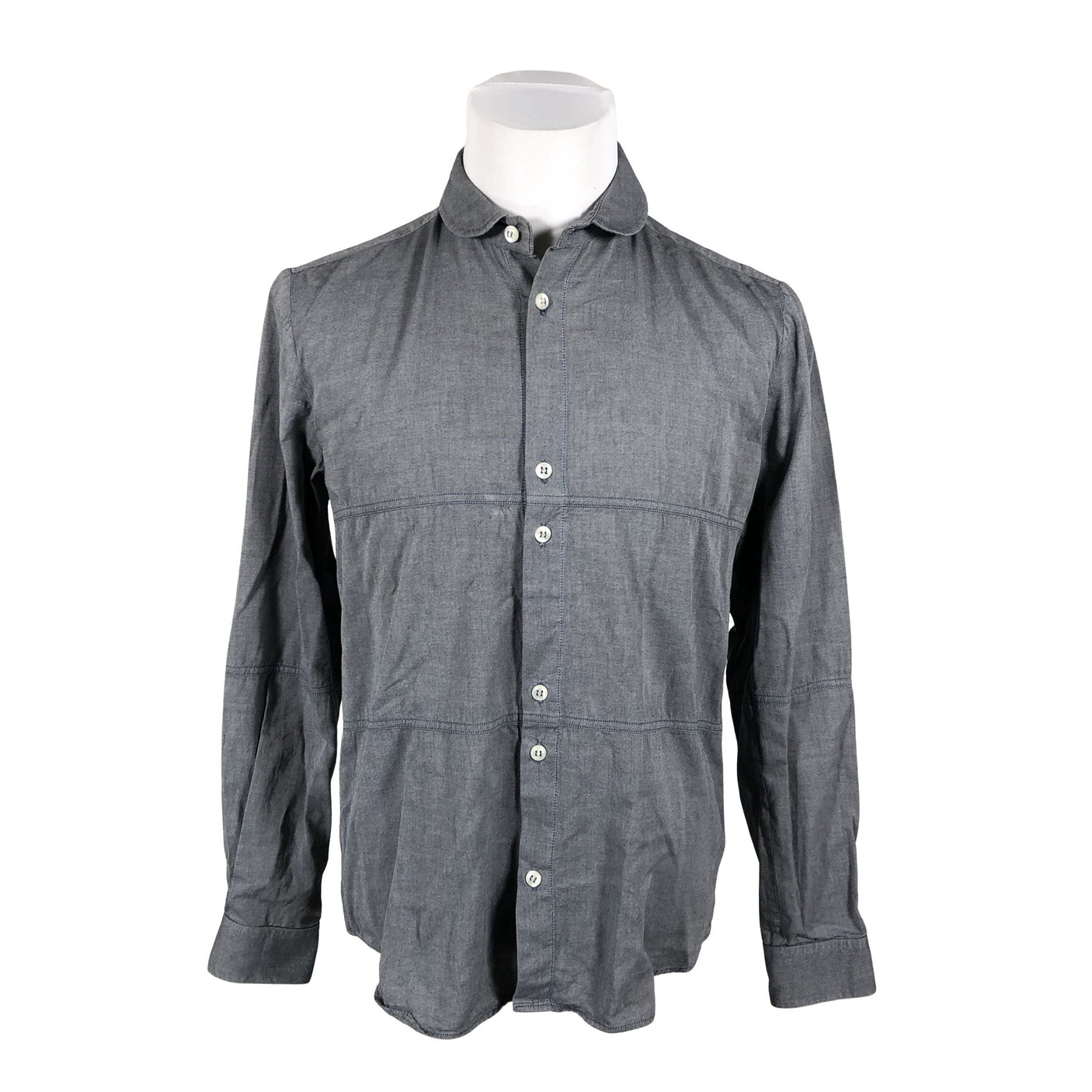 Unisex Frenn - Collared shirt, size M - Gray (1)