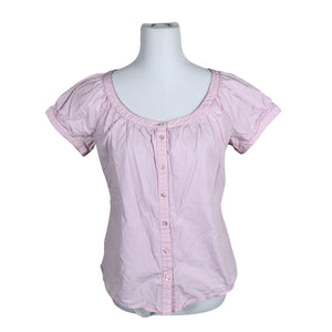 Unisex Marc O'Polo - Short-sleeved blouse, size 38 - Light pink (1)