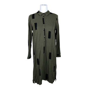Unisex Papu - Schiffon dress, size 38 - Green (2)