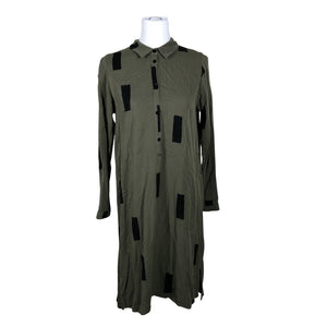 Unisex Papu - Schiffon dress, size 38 - Green (3)