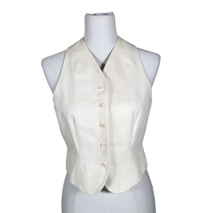 Unisex Banana Republic - Vest, size 34 - White (1)