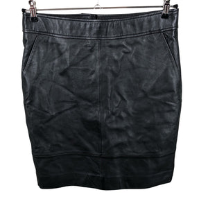 Unisex Second Female - Leather skirt, size 40 - Black (1)
