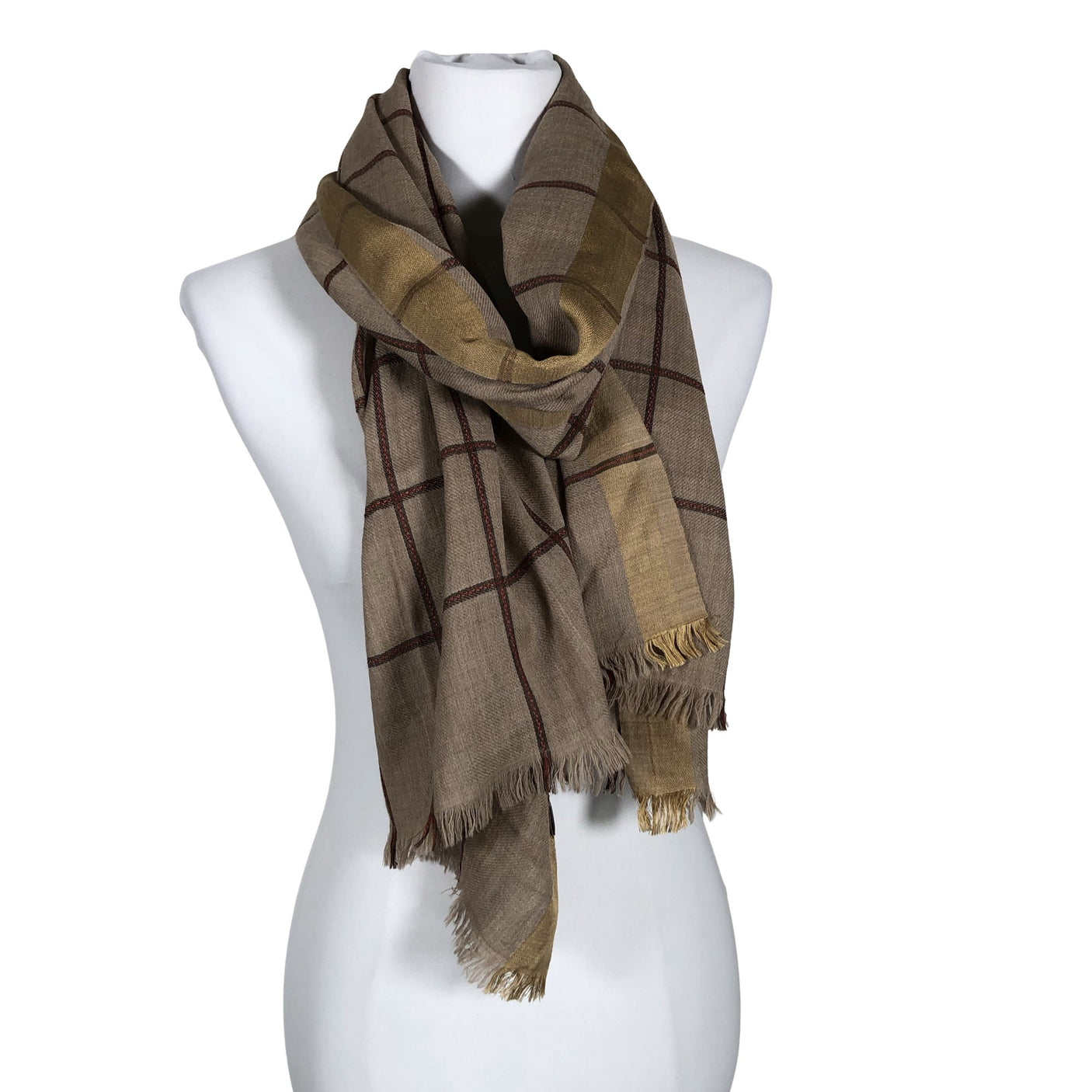 Unisex Jim Thompson - Scarf, size Maxi - Beige (1)
