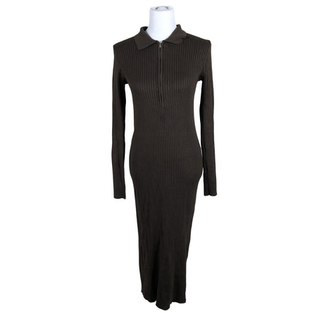 Unisex Cream - Tricot dress, size 42 - Brown ()