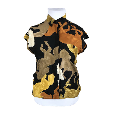Unisex Marella - Short-sleeved blouse, size 42 - Brown ()