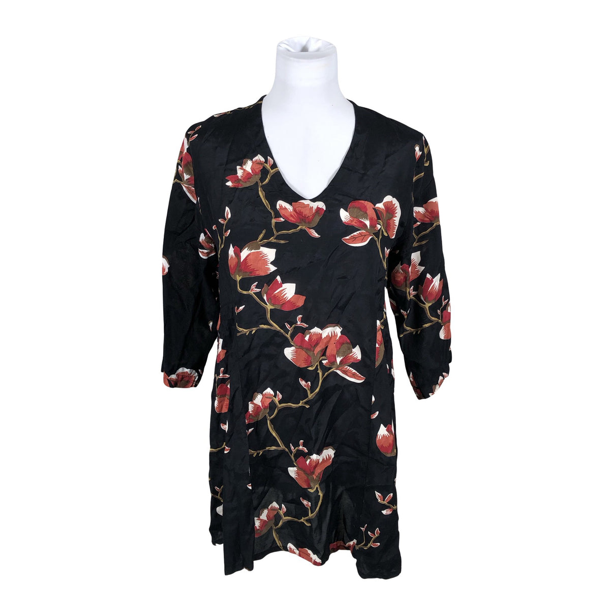 Unisex The Masai - Schiffon tunic, size 36 - Black (1)