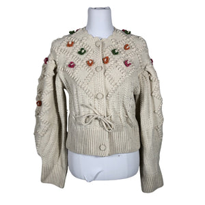 Unisex Baum und Pferdgarten - Cardigan, size 36 - Natural white (2)