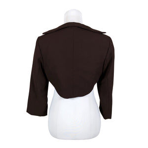 Unisex Emmerling - Evening bolero jacket, size 36 - Brown (2)