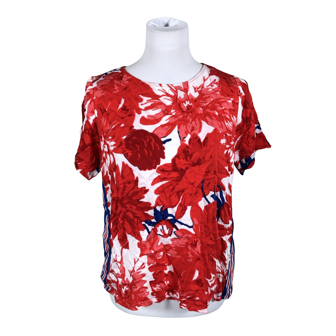 Unisex Comma - Short-sleeved blouse, size 40 - Red (1)