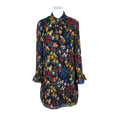 Unisex Tory Burch - Schiffon dress, size 38 - Blue ()