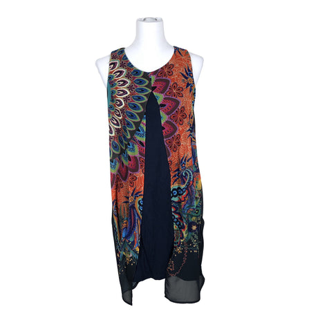 Unisex Desigual - Schiffon dress, size 40 - Blue ()