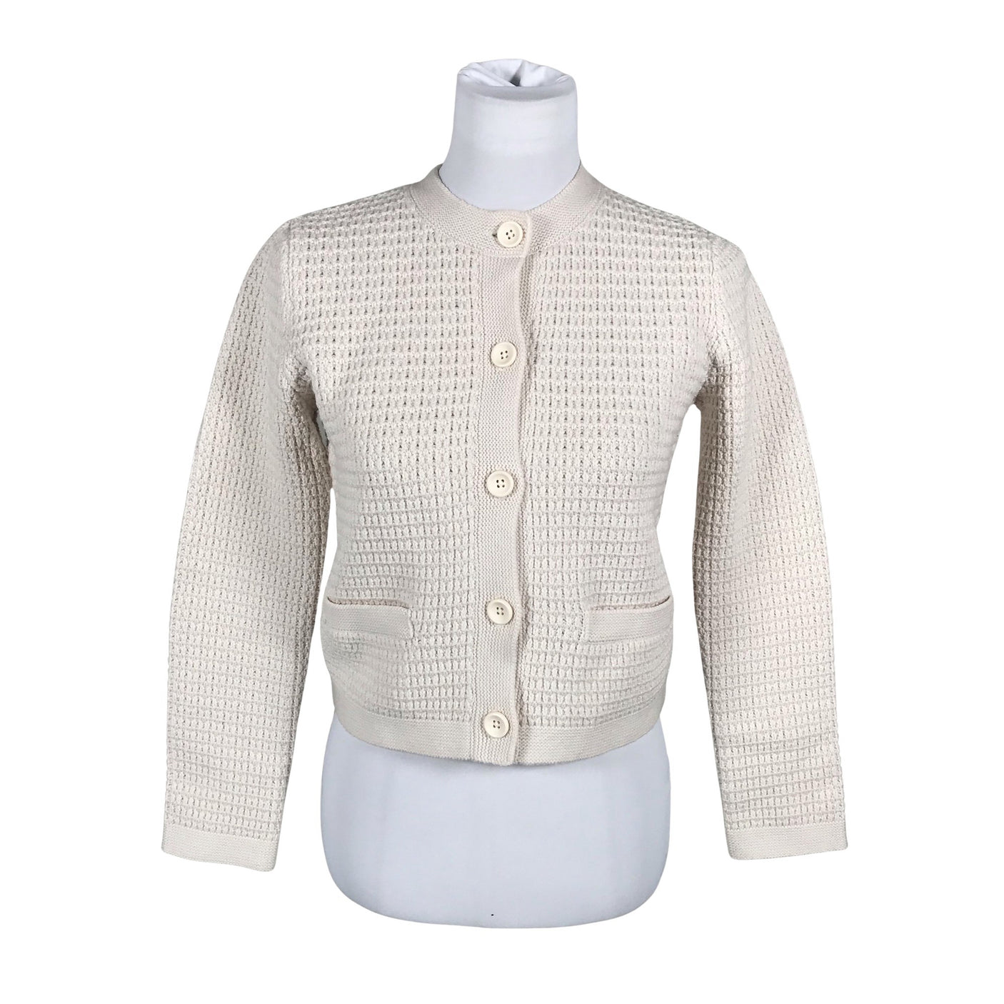 Unisex Uniqlo - Cardigan, size 34 - Natural white (1)
