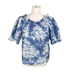 Unisex Andiata - Short-sleeved blouse, size 36 - Light blue (1)