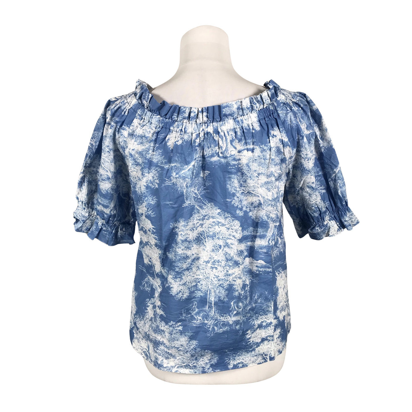 Unisex Andiata - Short-sleeved blouse, size 36 - Light blue (3)