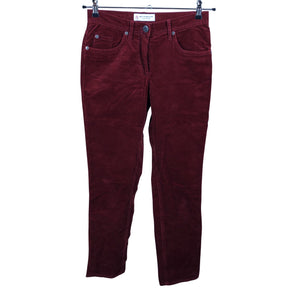 Unisex Mat de Misaine - Velvet pants, size 38 - Wine red (1)