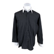 Unisex Carnet - Collared shirt, size M - Black ()
