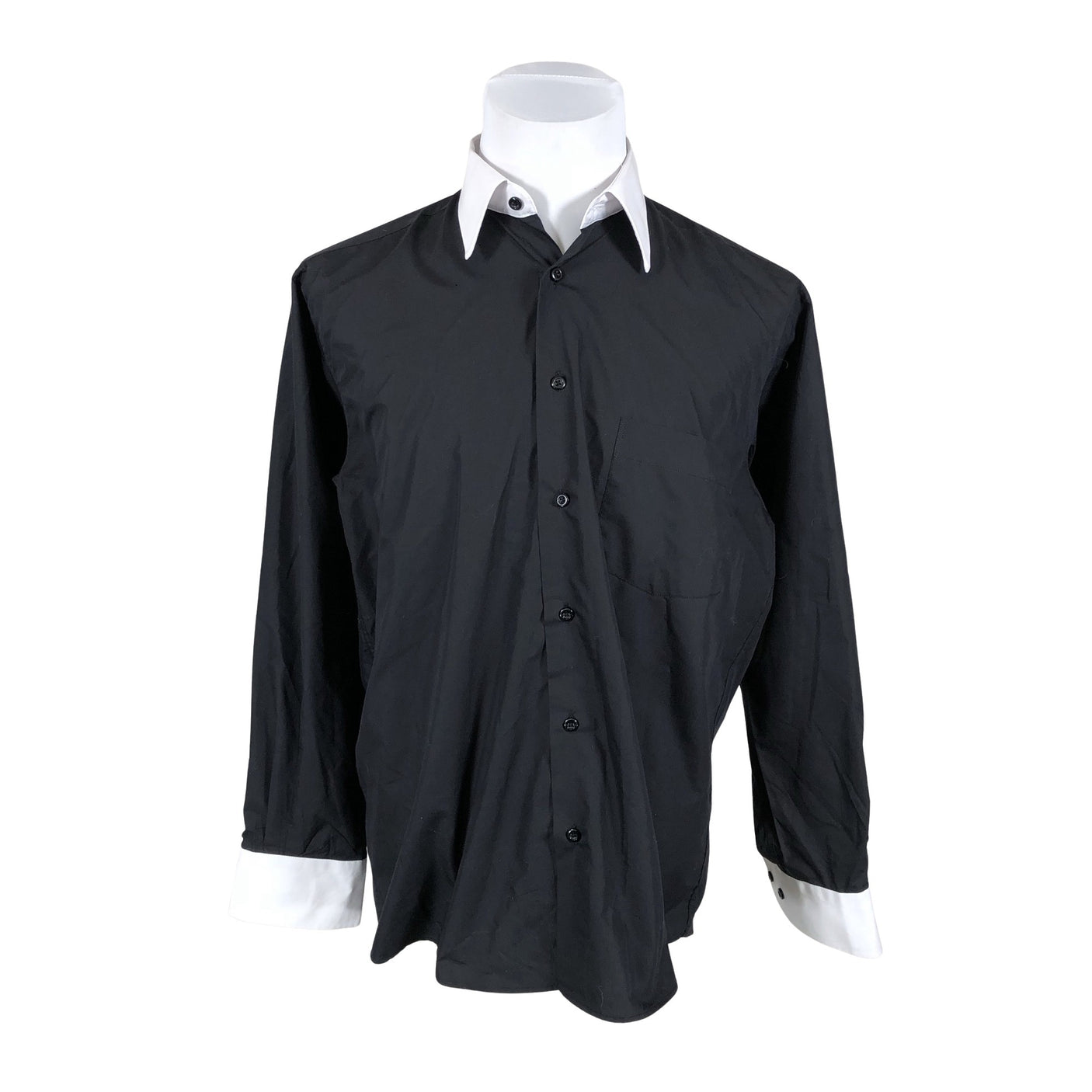 Unisex Carnet - Collared shirt, size M - Black (1)