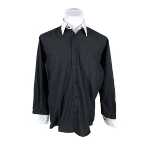 Unisex Carnet - Collared shirt, size M - Black (1)