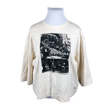 Unisex Mos Mosh - Tricot shirt, size 42 - Natural white ()