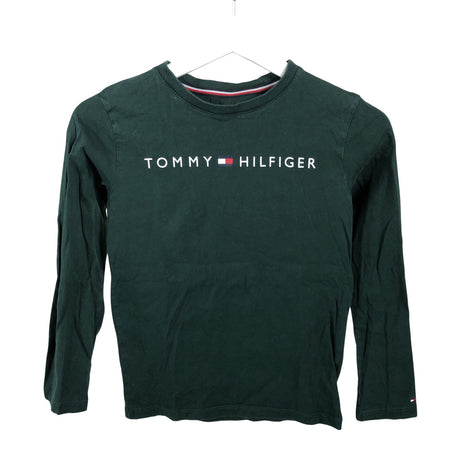 Unisex Tommy Hilfiger - Tricot shirt, size 146 - 152 - Green ()