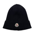 Unisex Moncler - Winter beanie, size 52 - 54 cm - Black ()