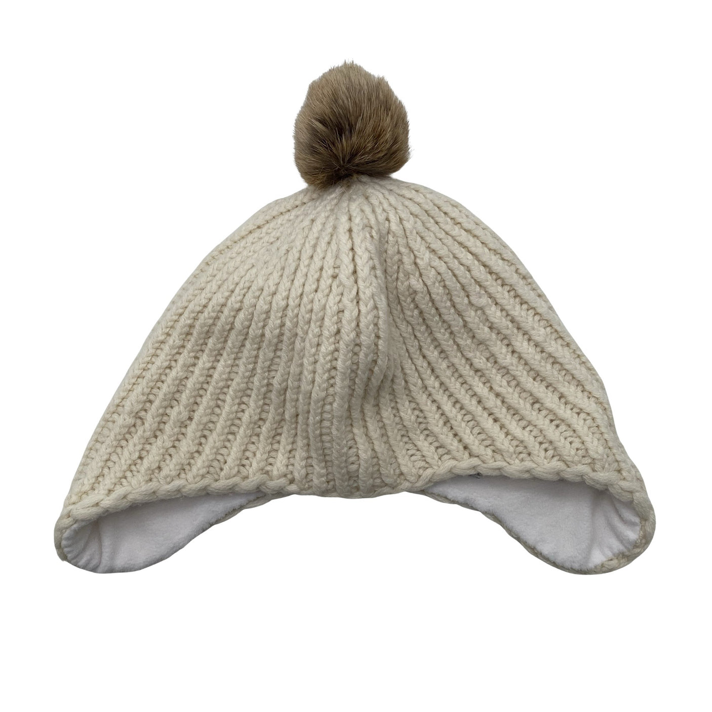 Unisex Luhta - Winter beanie, size 52 - 54 cm - Natural white (2)