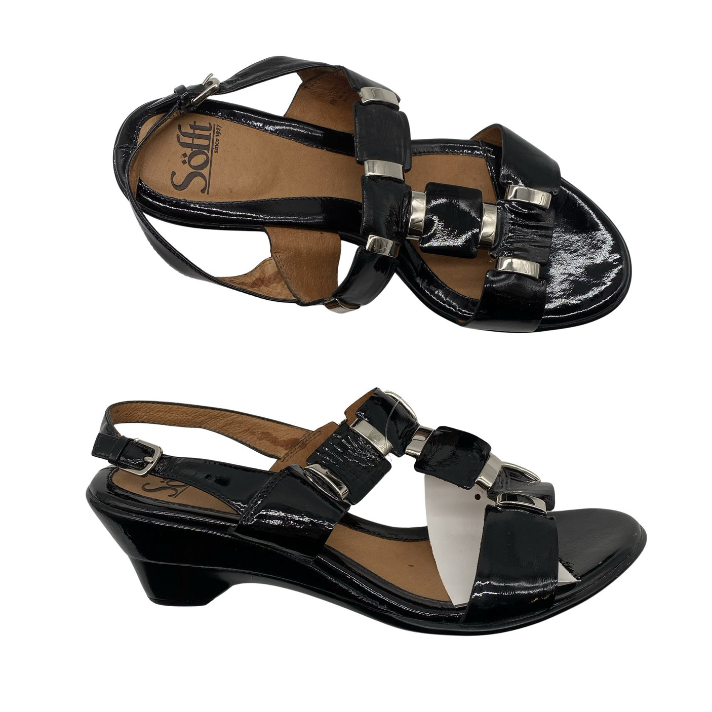Unisex Söfft - Heeled sandals, size 38 - Black (1)